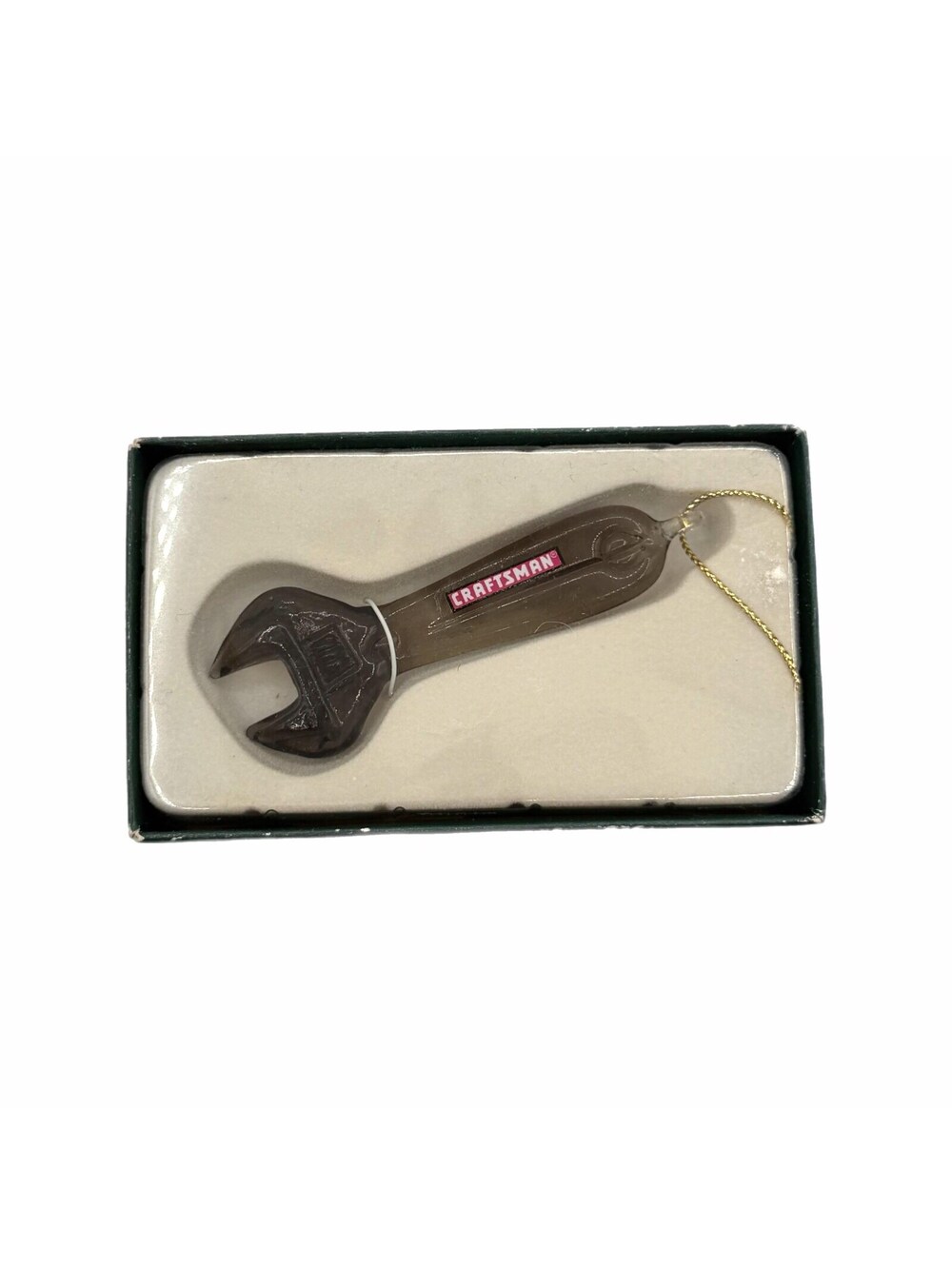 Vintage 2003 Craftsman Blown Glass Wrench Ornament – New in Box